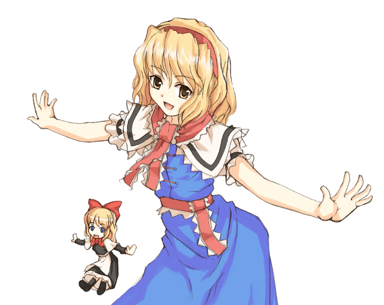 alice margatroid and shanghai doll (touhou) drawn by date_(senpen)