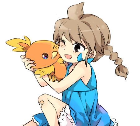 torchic and gouenji yuuka (pokemon and 2 more) drawn by nana0813