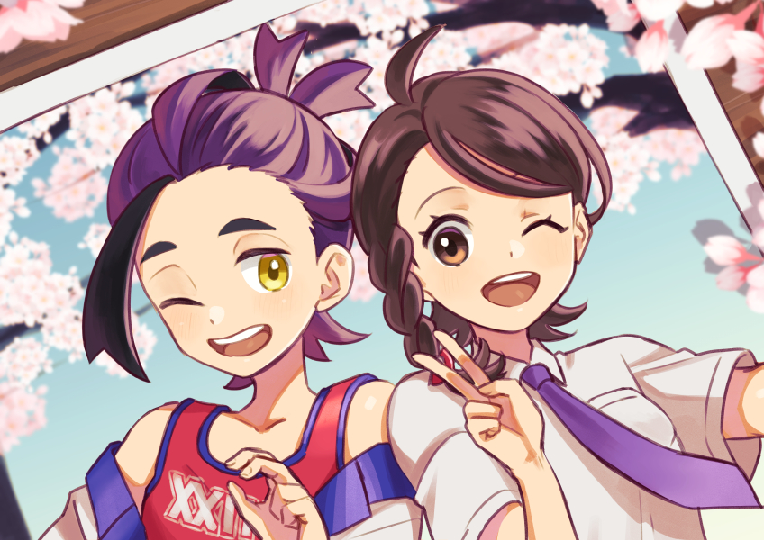 kieran and juliana (pokemon and 1 more) drawn by mono96souko