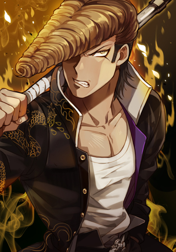 owada mondo (danganronpa and 1 more) drawn by inzup