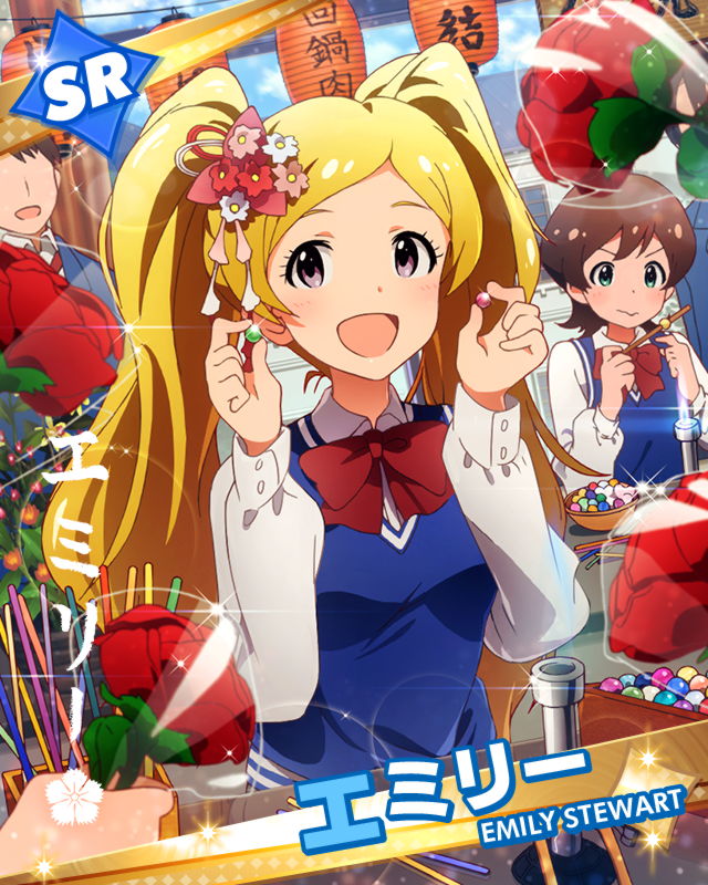 emily stewart and kinoshita hinata (idolmaster and 1 more)