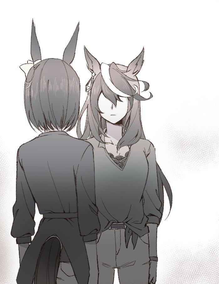 symboli rudolf and air groove (umamusume) drawn by taisaaa