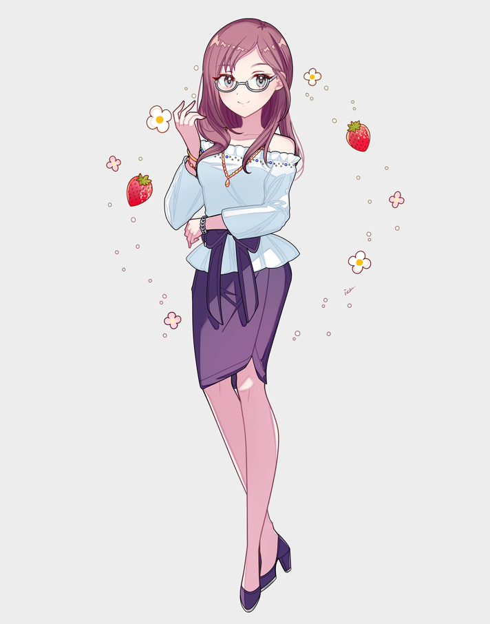 yagami makino (idolmaster and 1 more) drawn by ich.