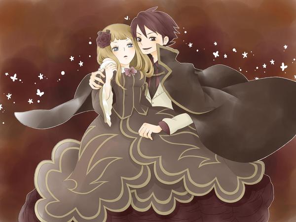 beatrice and ushiromiya battler (umineko no naku koro ni) drawn by 0930erina