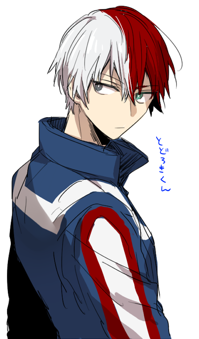 todoroki shoto (boku no hero academia) drawn by tooru_(jux)