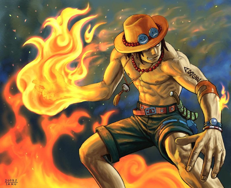 portgas d. ace (one piece) drawn by matataku