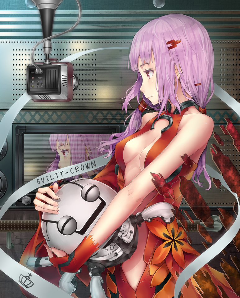 yuzuriha inori and fyu-neru (guilty crown) drawn by hourainingyou