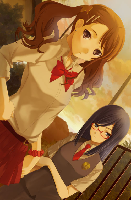 anjou naruko and tsurumi chiriko (ano hi mita hana no namae wo bokutachi wa mada shiranai.) drawn by seiru_(prairie)