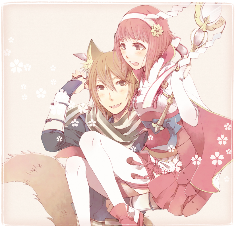 sakura and kaden (fire emblem and 1 more) drawn by osanai_satoru