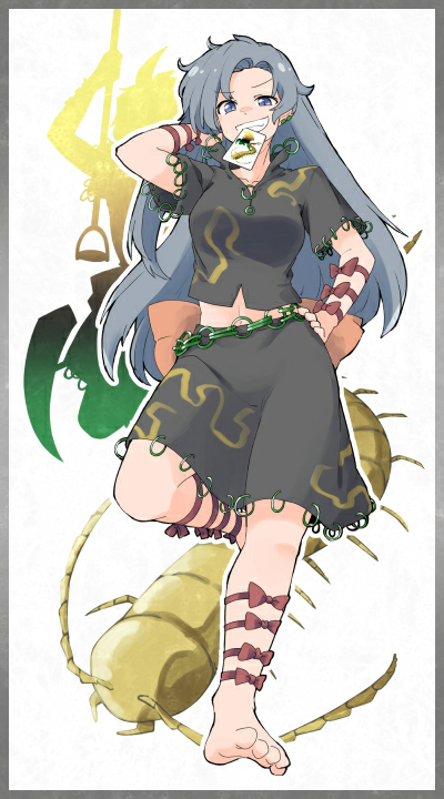 himemushi momoyo (touhou) drawn by berusuke_(beru_no_su)