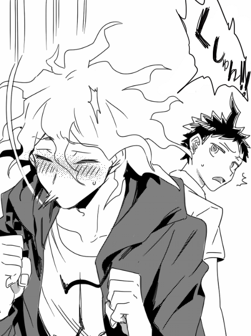 komaeda nagito and hinata hajime (danganronpa and 1 more) drawn by uurin