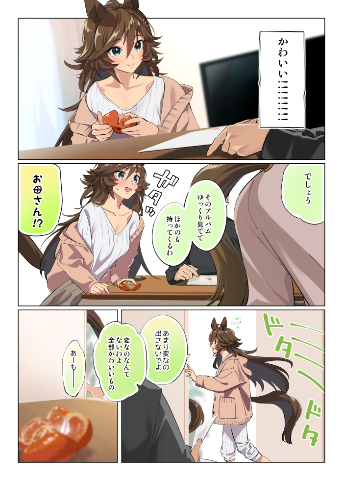 trainer and mr. c.b. (umamusume) drawn by taromarun