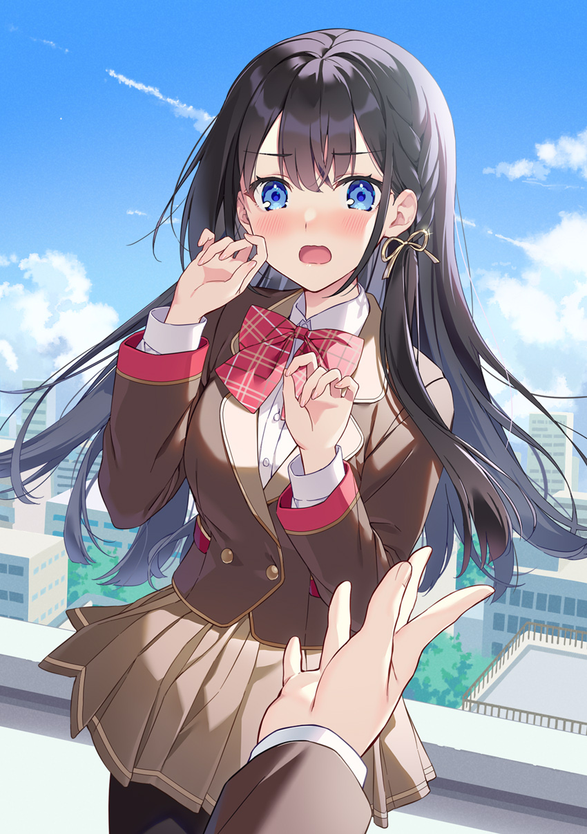 koga kurumi (tobioriru chokuzen no doukyuusei ni "xxx shiyou!" to teian shite mita.) drawn by kuroki_(ma-na-tu)
