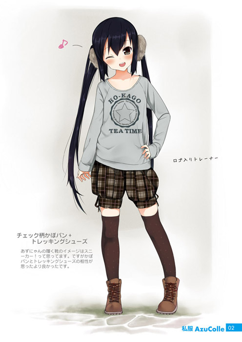 nakano azusa (k-on!) drawn by masamuuu