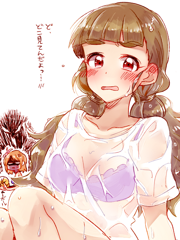 hojo karen and kamiya nao (idolmaster and 1 more) drawn by 6_(yuchae)