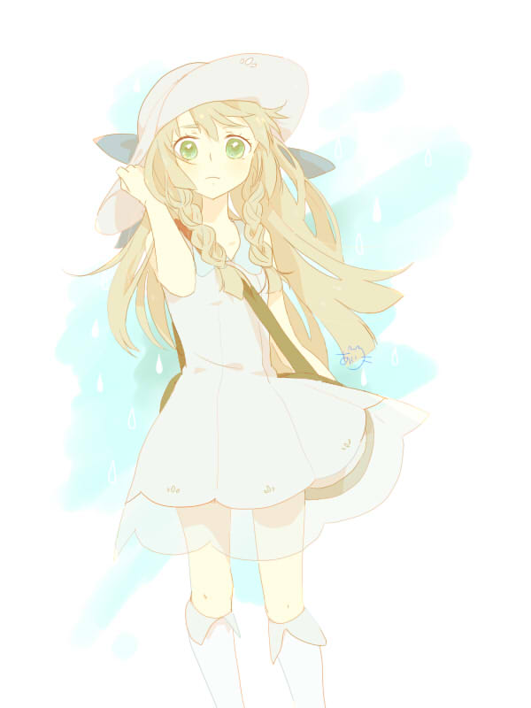 lillie (pokemon and 1 more) drawn by ai_ne_ko
