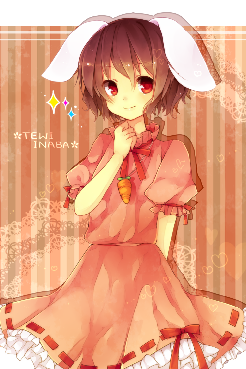 inaba tewi (touhou) drawn by suzuna_(mark_of_luck)