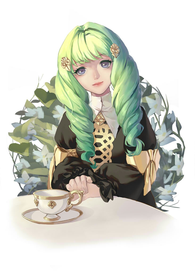flayn (fire emblem and 1 more) drawn by shiliuye_peekaboo