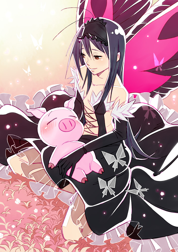 kuroyukihime and arita haruyuki (accel world) drawn by yashiro_(hati)