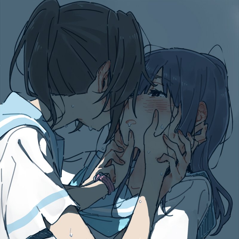 yoroizuka mizore and kasaki nozomi (hibike! euphonium and 1 more) drawn by ree_(re-19)