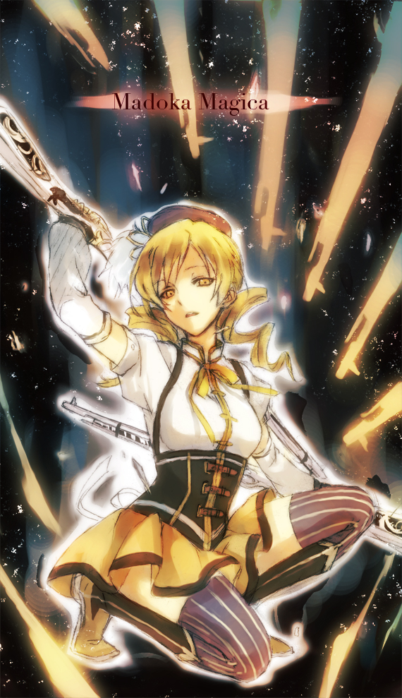 tomoe mami (mahou shoujo madoka magica) drawn by mg_(mica)