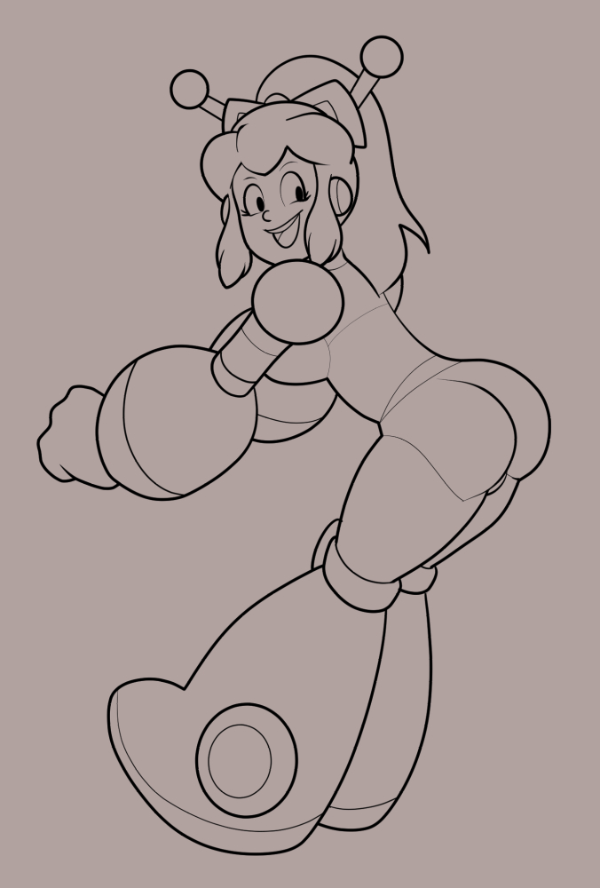 roll and hyper roll (mega man and 1 more) drawn by atomictiki