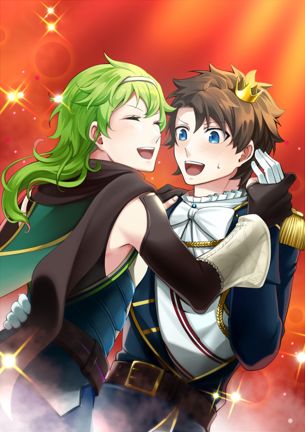 fujimaru ritsuka and david (fate and 1 more) drawn by itsumo_nemui