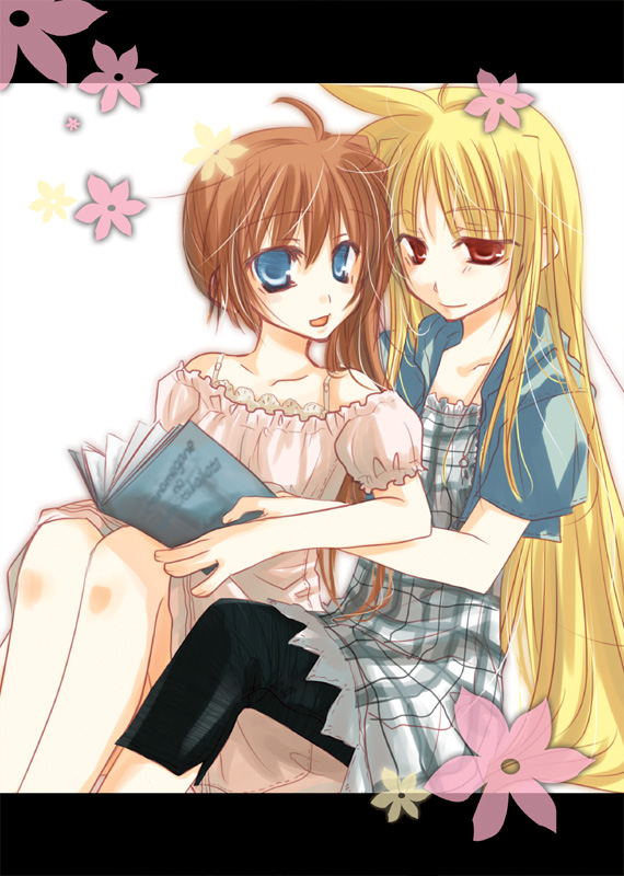 fate testarossa and takamachi nanoha (lyrical nanoha and 1 more) drawn by maccha_ritoro