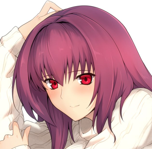 scathach (fate and 1 more) drawn by halcon