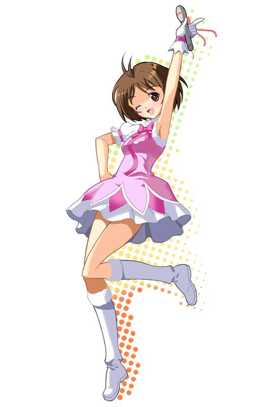 hidaka ai (idolmaster and 1 more) drawn by azuma_reiji