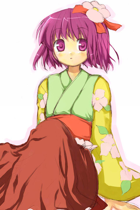 hieda no akyuu (touhou) drawn by salamander_(hop-step)