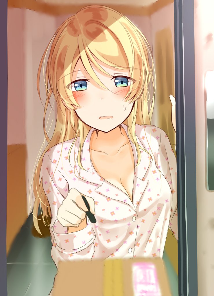 ayase eli (love live! and 1 more) drawn by mogu_(au1127)