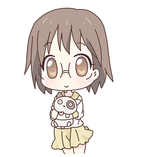 okonogi yuuko and densuke (dennou coil) drawn by mirai_(sugar)