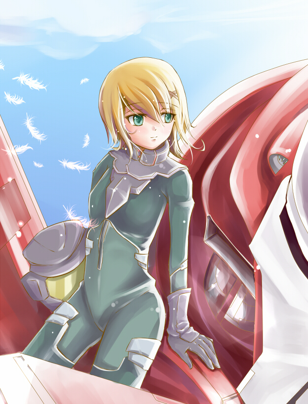 louise halevy (gundam and 1 more) drawn by baraen