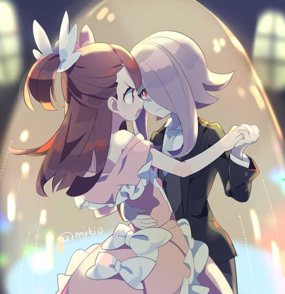 kagari atsuko and sucy manbavaran (little witch academia) drawn by komoreg