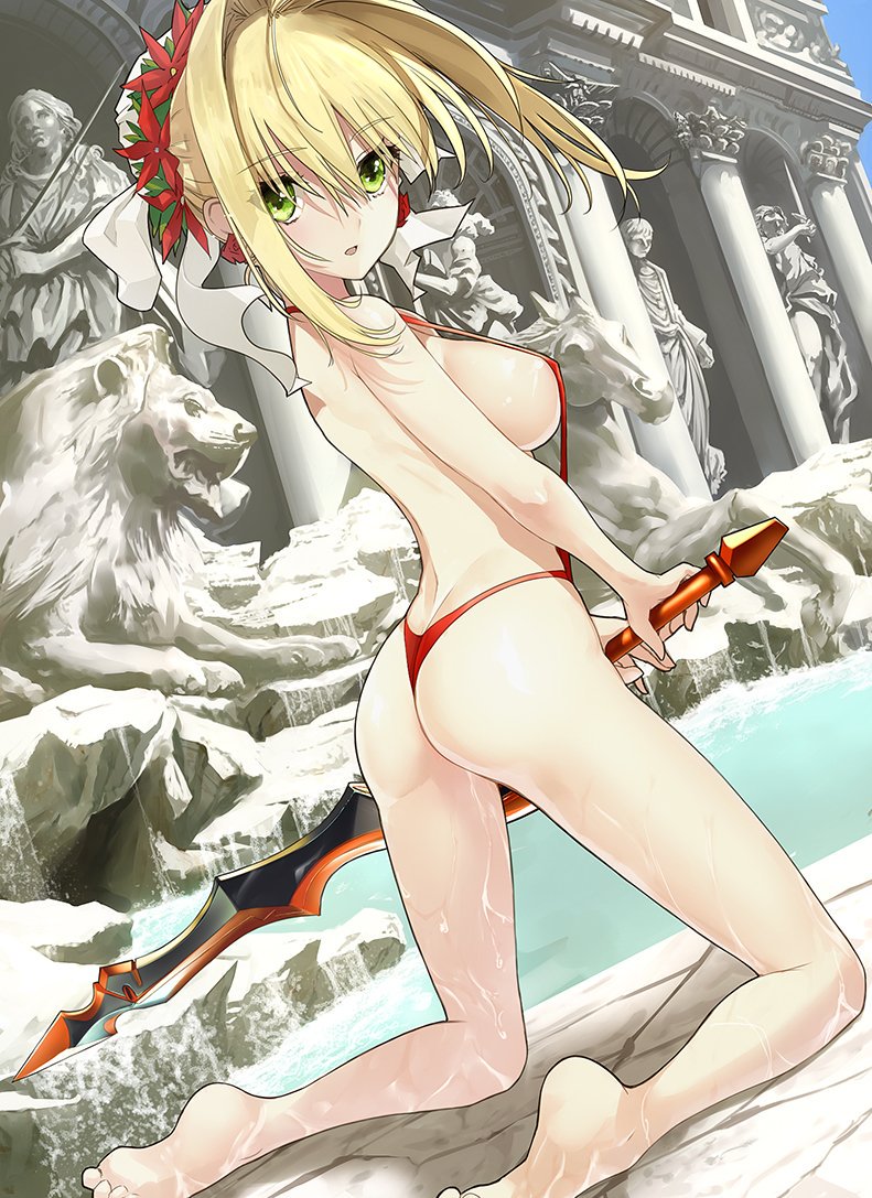 nero claudius (fate and 2 more) drawn by kawanakajima