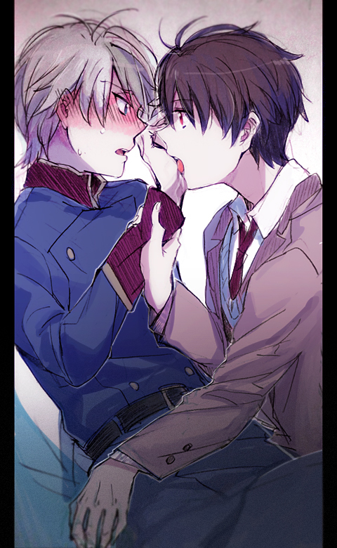 slaine troyard and kaizuka inaho (aldnoah.zero) drawn by aki_(neyuki41028)