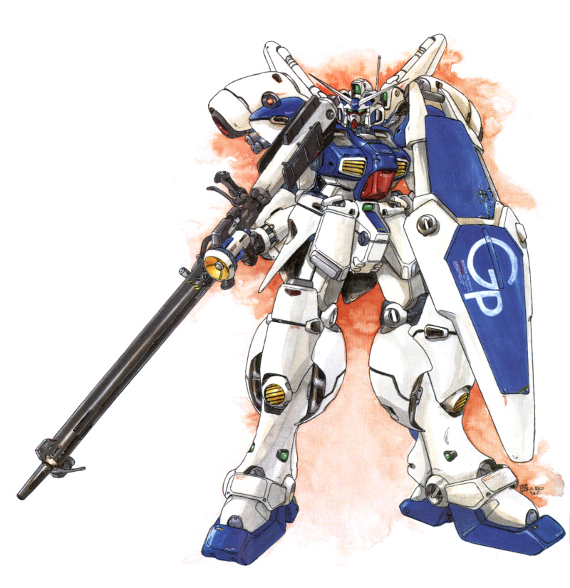 gundam gp-04 gerbera (gundam and 1 more) drawn by akitaka_mika
