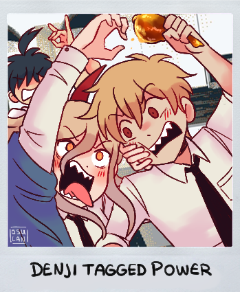 power, denji, and hayakawa aki (chainsaw man and 1 more) drawn by osulan