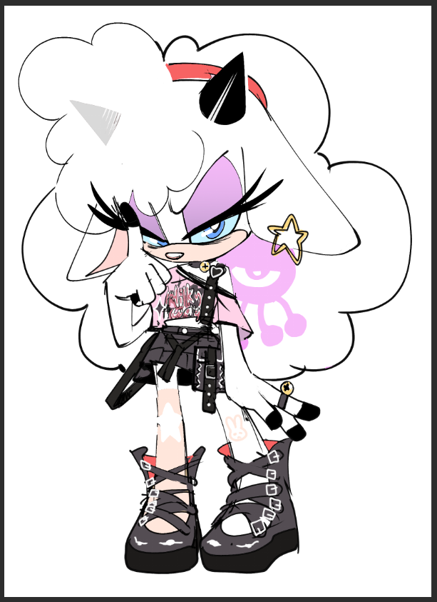 lanolin the sheep (sonic and 1 more) drawn by adam_bryce_thomas