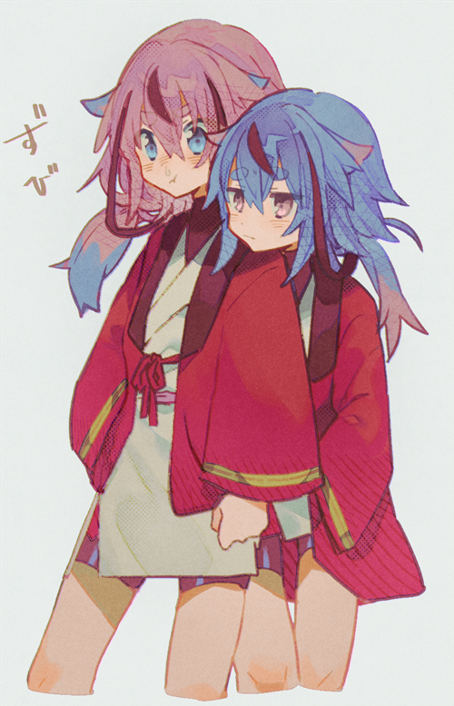 meika hime and meika mikoto (vocaloid) drawn by miwasiba