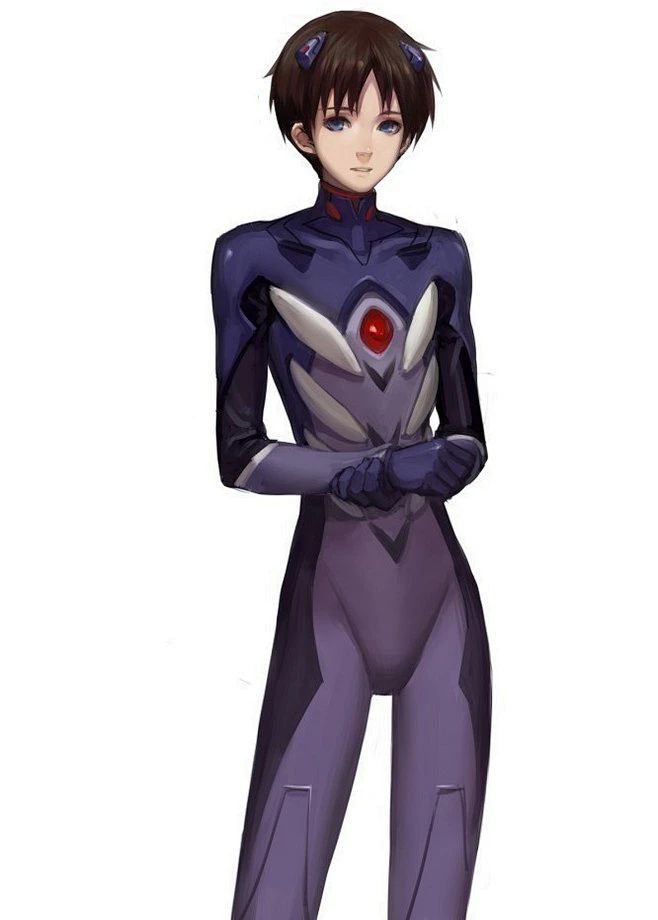 ikari shinji (neon genesis evangelion and 2 more) drawn by ask_(askzy)