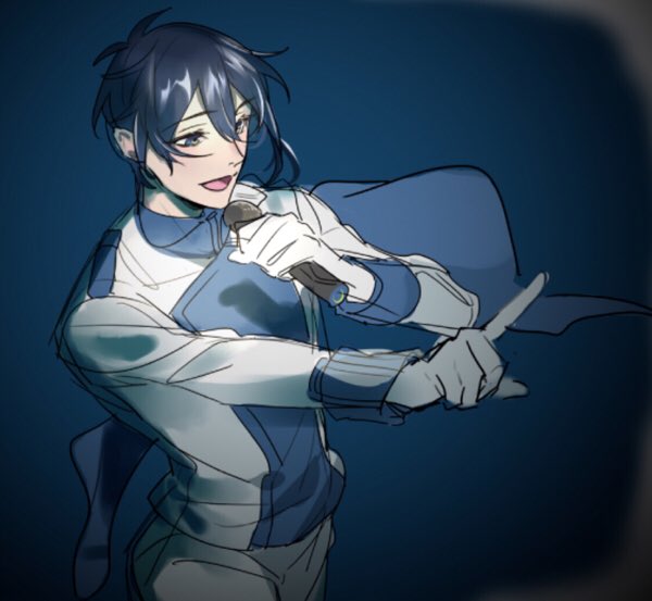 mikazuki munechika (touken ranbu and 1 more) drawn by comfeer