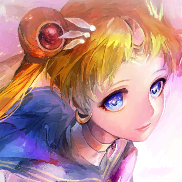 tsukino usagi and sailor moon (bishoujo senshi sailor moon) drawn by iduko