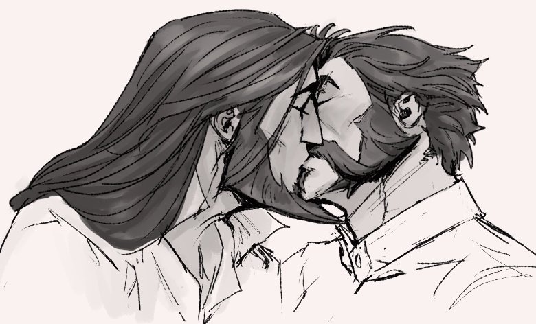 graves and twisted fate (league of legends) drawn by analligator