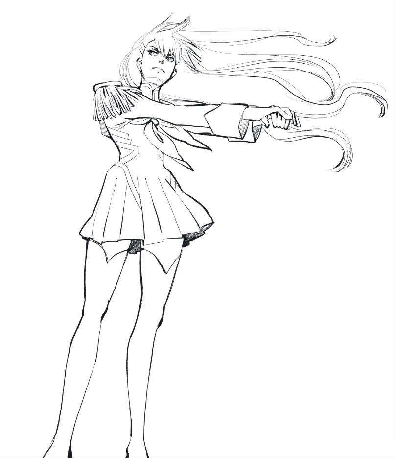 kiryuuin satsuki and junketsu (kill la kill) drawn by saiki_kumiko