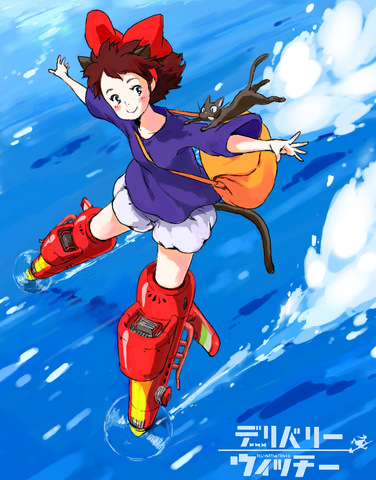 kiki and jiji (world witches series and 2 more) drawn by chikuwa_(tks)