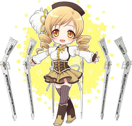 tomoe mami (mahou shoujo madoka magica) drawn by mochiya_marosuke
