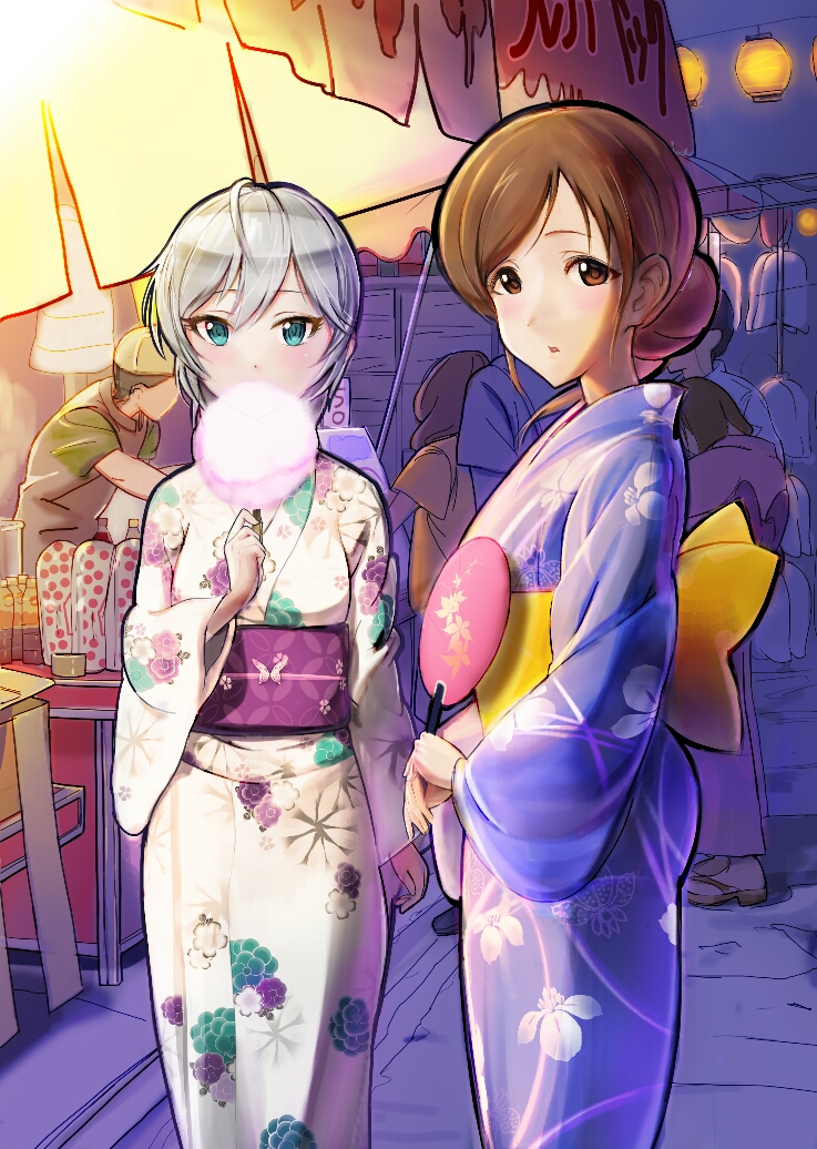 nitta minami and anastasia (idolmaster and 1 more) drawn by coda_(simon1995)