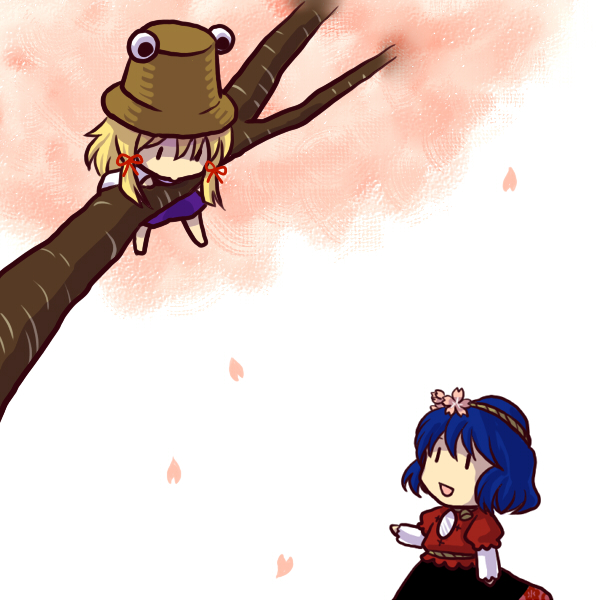 moriya suwako and yasaka kanako (touhou) drawn by socha